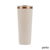 Perka Natural Barbarossa 24 oz. Recycled Steel and Coffee Grounds Tumbler