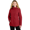 Port Authority Women's Rich Red C-FREE Rain Jacket