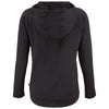 Cutter & Buck Women's Black Coastline Epic Comfort Eco Recycled Hooded Shirt