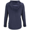 Cutter & Buck Women's Navy Blue Coastline Epic Comfort Eco Recycled Hooded Shirt