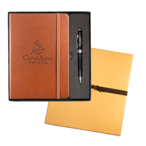 Leeman Tan Tuscany Journal & Executive Pen Set