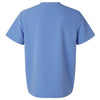 Jaanuu Men's Ceil Blue Holmes Everyday 1-Pocket Scrub V-Neck Top