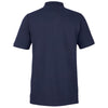 Harriton Men's Dark Navy Valiant Cotton Snag Protect Polo