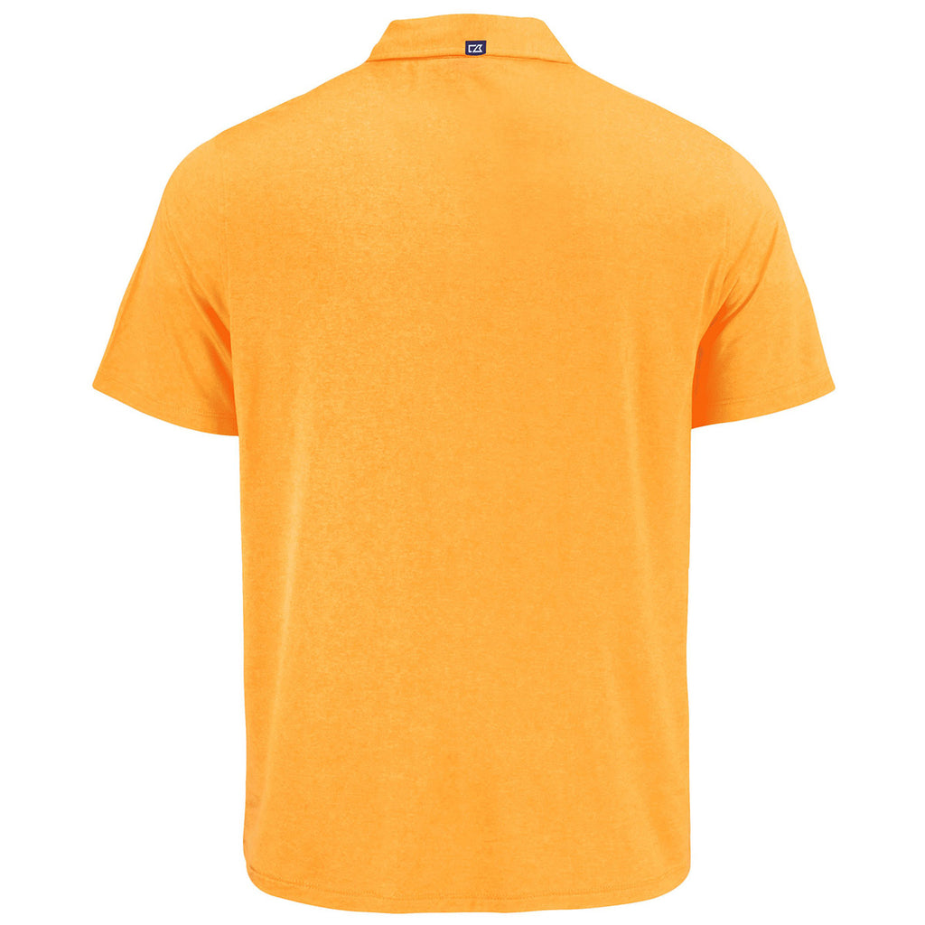 Cutter & Buck Men's Orange Burst Coastline Epic Comfort Eco Recycled Polo