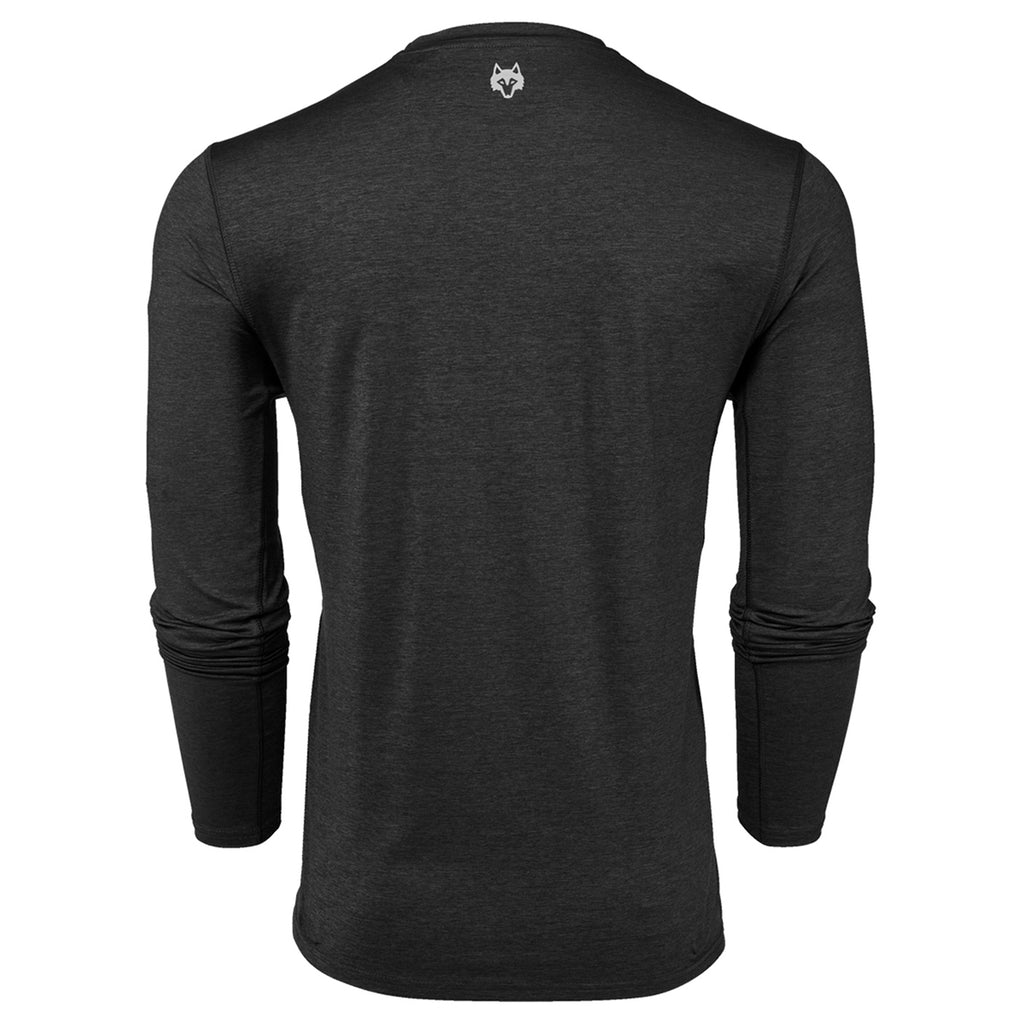 Greyson Men's Dark Grey Heather Guide Sport Long Sleeve Tee