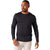 Glyder Men's Black Marble Dash Long Sleeve Crew Neck