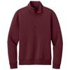 Mercer+Mettle Men's Burgundy Soft Spacer 1/4-Zip