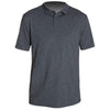 ANETIK Men's Charcoal Heathered Low Pro Tech Polo