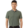 ANETIK Men's Dark Olive Heathered Transit Tech Polo