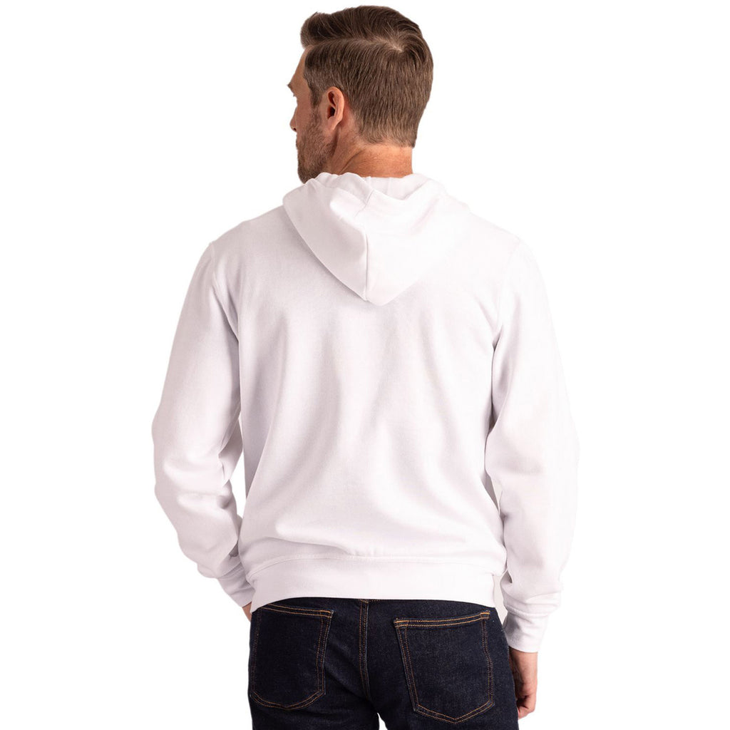 Clique Unisex White Stockholm Full Zip Hoodie