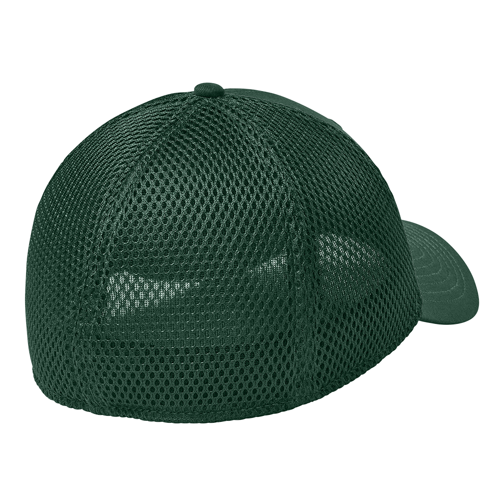 New Era Flag Dark Green Stretch Mesh Cap