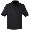 North End Men's Black Revive Coolcore Polo