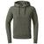 The North Face Men's New Taupe Green Heather Sleeve Logo Pullover Hoodie