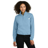 The North Face Women's Steel Blue Double-Knit 1/2-Zip Fleece