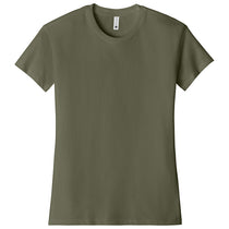 Next Level Women's Military Green CVC Relaxed Tee