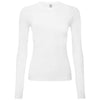 Onna Women's White Unstoppable Long Sleeve Fresh Underscrub Base Layer T-Shirt