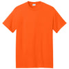 Port & Company Men's Safety Orange Core Blend Recycled Tee