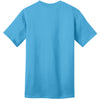 Port & Company Men's Aquatic Blue Ring Spun Cotton Tee