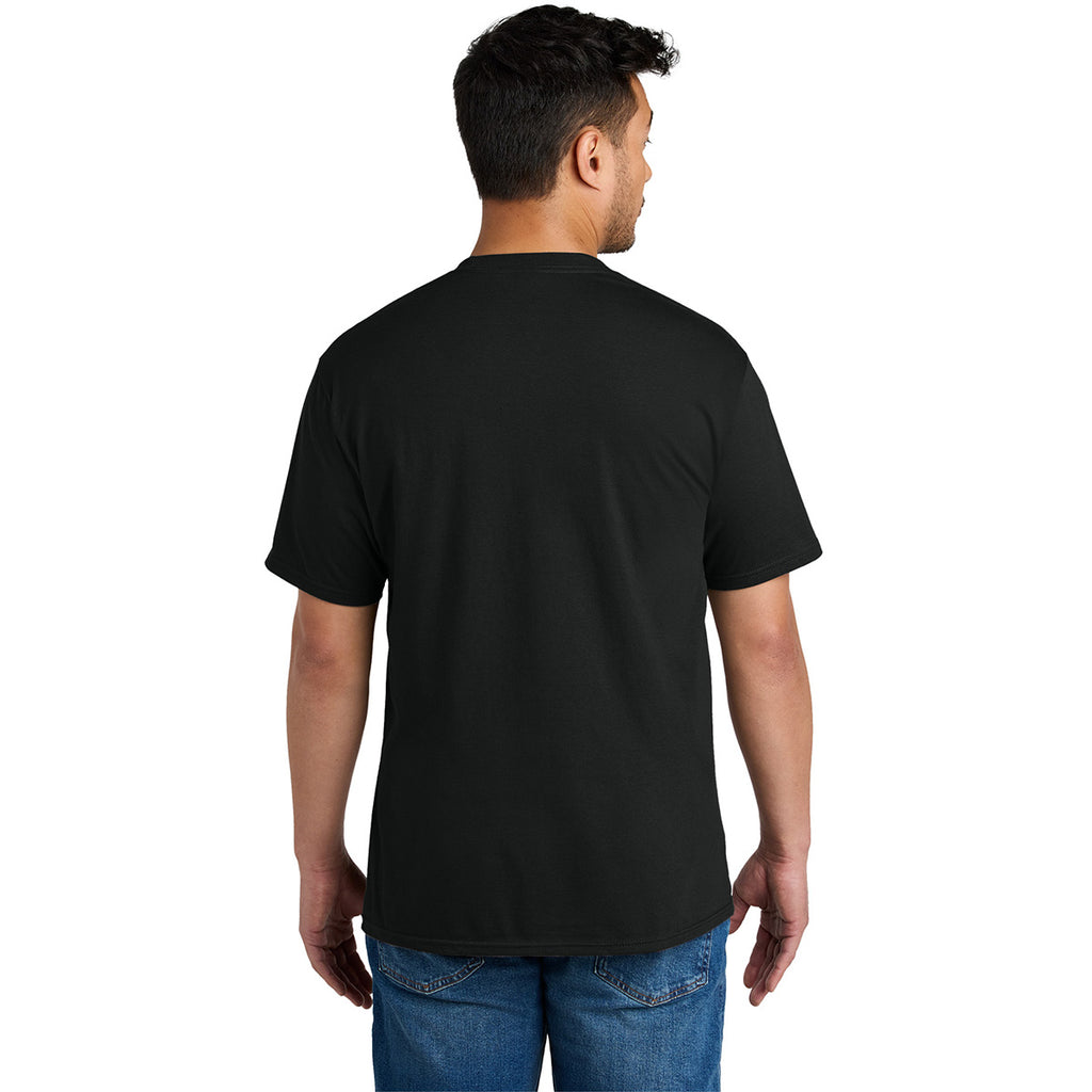 Port & Company Unisex Black CVC Tee