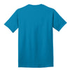 Port & Company Men's Neon Blue Core Cotton Tee