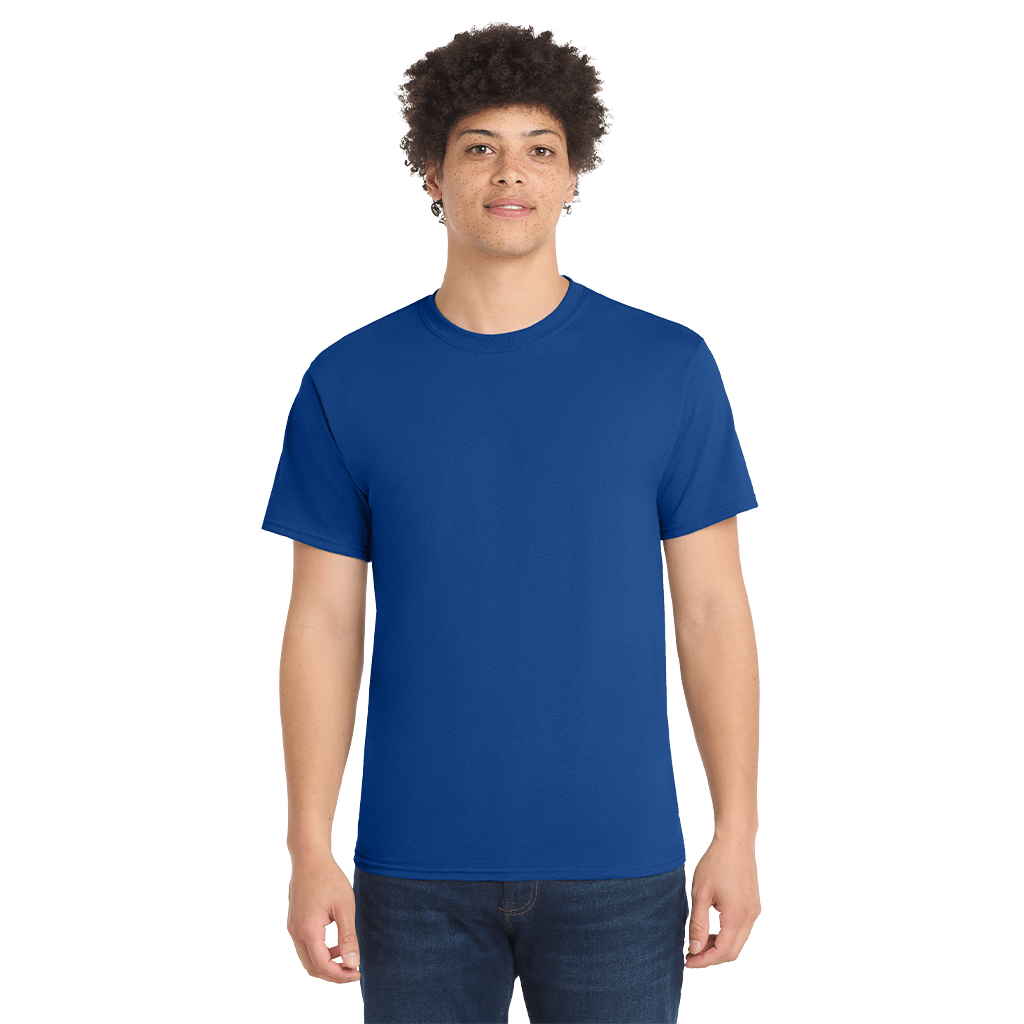 Port & Company Men's True Royal Core Blend Tee