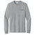 Port & Company Men's Athletic Heather Tall Long Sleeve Essential Pocket Tee