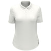 Perry Ellis Women's Bright White Classic Polo