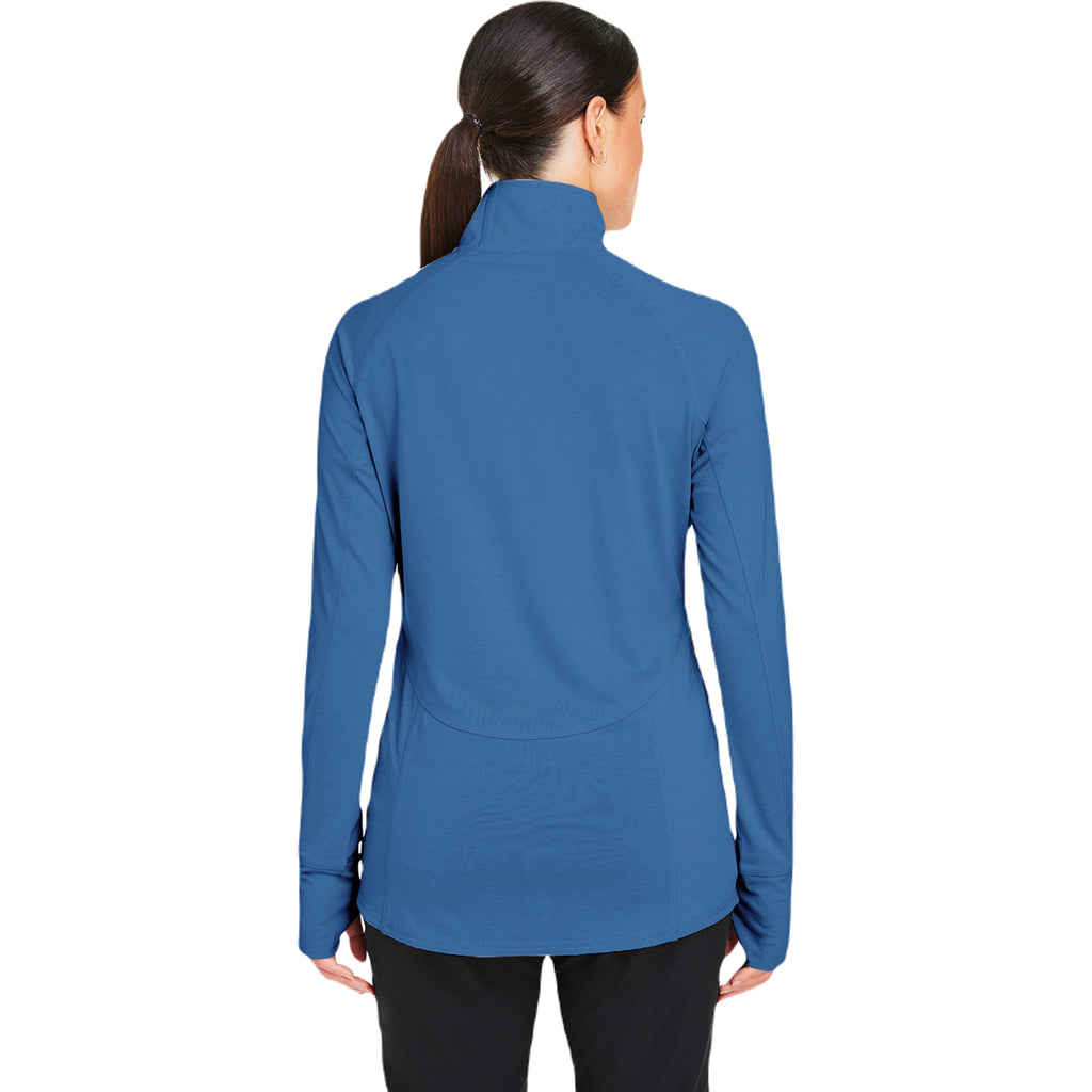 Puma Golf Women's Lake Blue Bandon Quarter-Zip