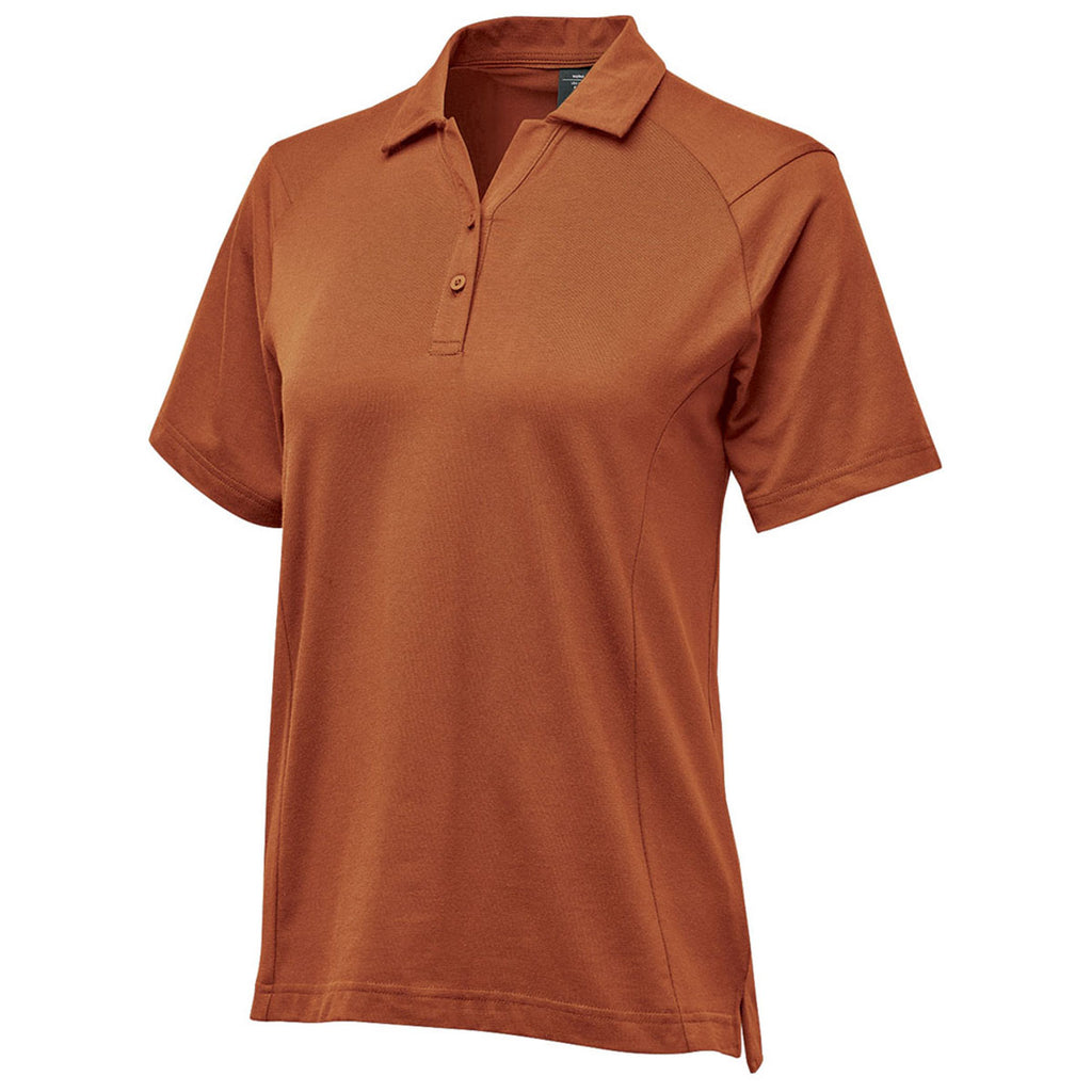 Stormtech Women's Rust Oasis Short Sleeve Polo