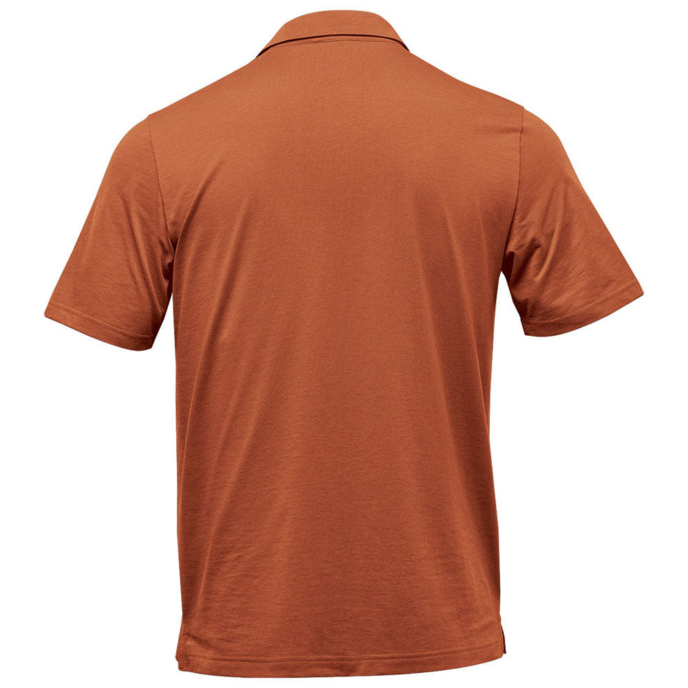 Stormtech Men's Rust Settebello Short Sleeve Polo