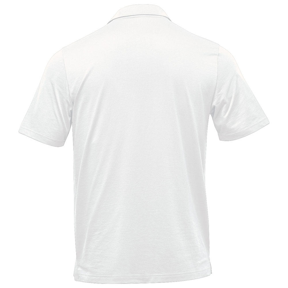 Stormtech Men's White Settebello Short Sleeve Polo