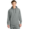 Richardson Men's Grey Charge Performance Fleece Long Sleeve Hoodie