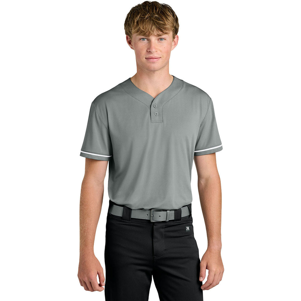Richardson Men's Grey Select 2-Button Baseball Jersey