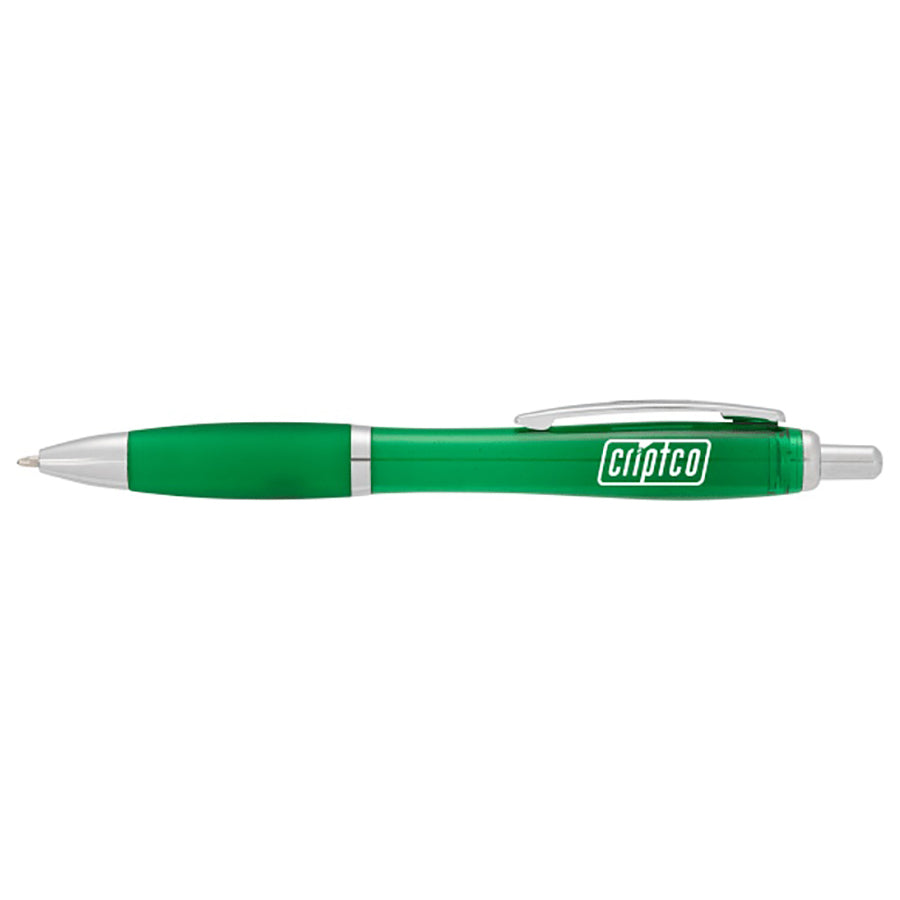 Bullet Green Nash Retractable Ballpoint Pen