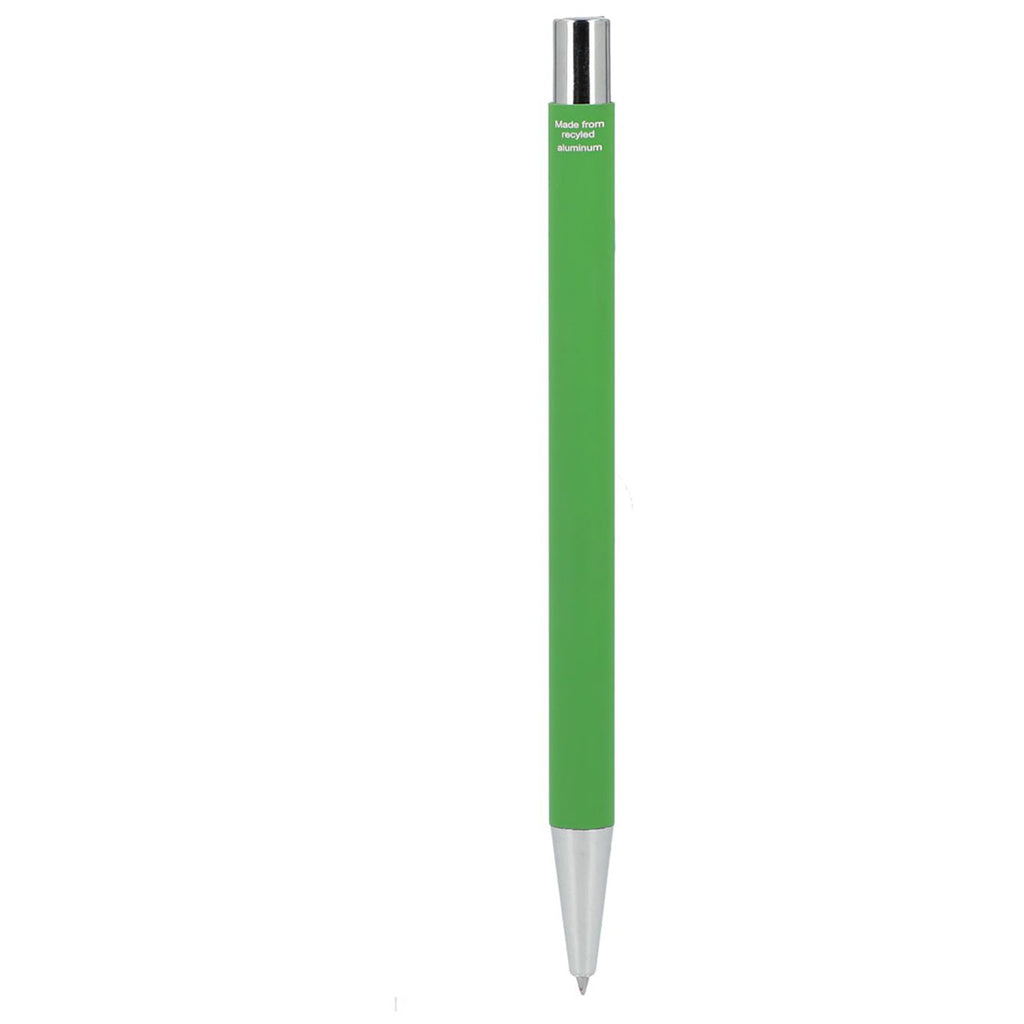 Bullet Green Maxi Recycled Aluminum Soft Touch Gel Pen