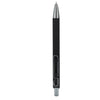 Bullet Black Metallic Recycled Aluminum Soft Touch Gel Pen