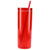 Bullet Red Chroma Recycled Acrylic Skinny Tumbler 16oz