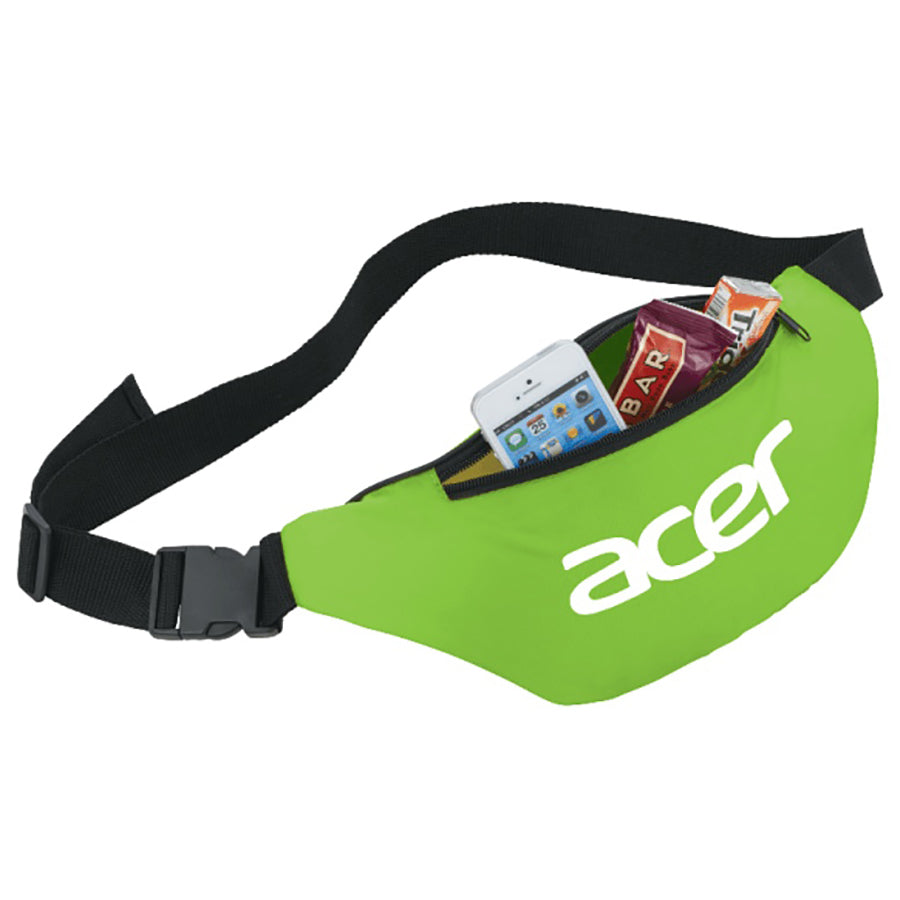 Bullet Lime Polyester Hipster Fanny Pack