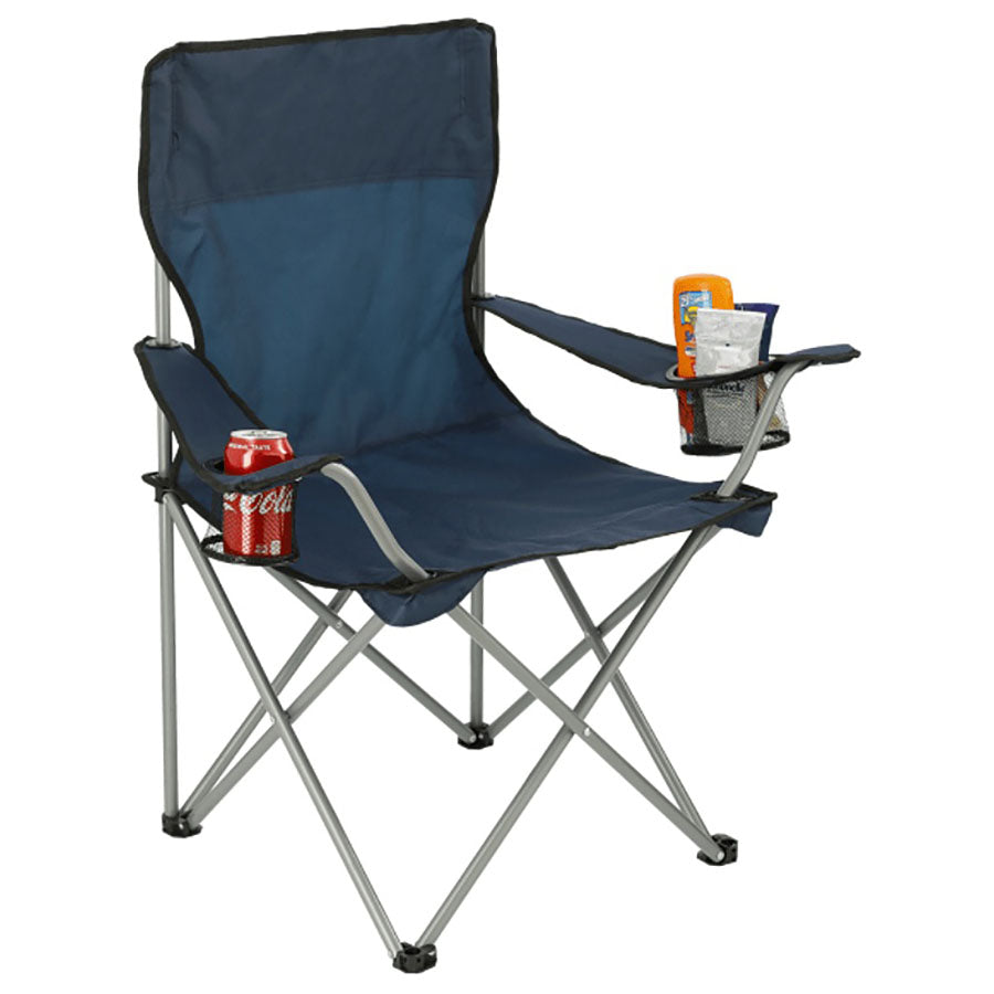 Bullet Navy Fanatic Event Folding Chair (300lb Capacity)