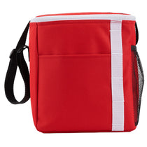 Bullet Red Accent Recycled 12 Can Lunch Cooler