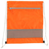 Bullet Orange Sparks Recycled Drawstring Bag