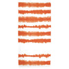 Towel Specialties Orange Good Vibes Cabana Stripe Beach Towel Sm
