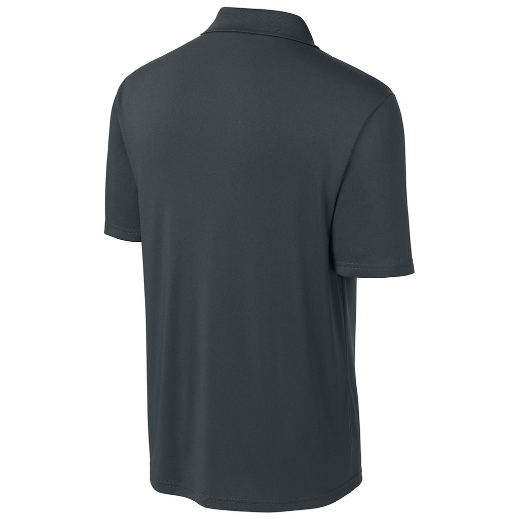 Sport-Tek Men's Iron Grey/ White Competitor United Polo