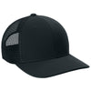 Sport-Tek Black/ Black Club Trucker Cap