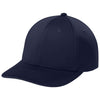Sport-Tek True Navy Impact Mesh Stretch-Tek Adjustable Cap