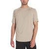 UNRL Men's Heather Sand Stride Short Sleeve