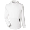 Swannies Golf Unisex White/Black Camden Hooded Pullover