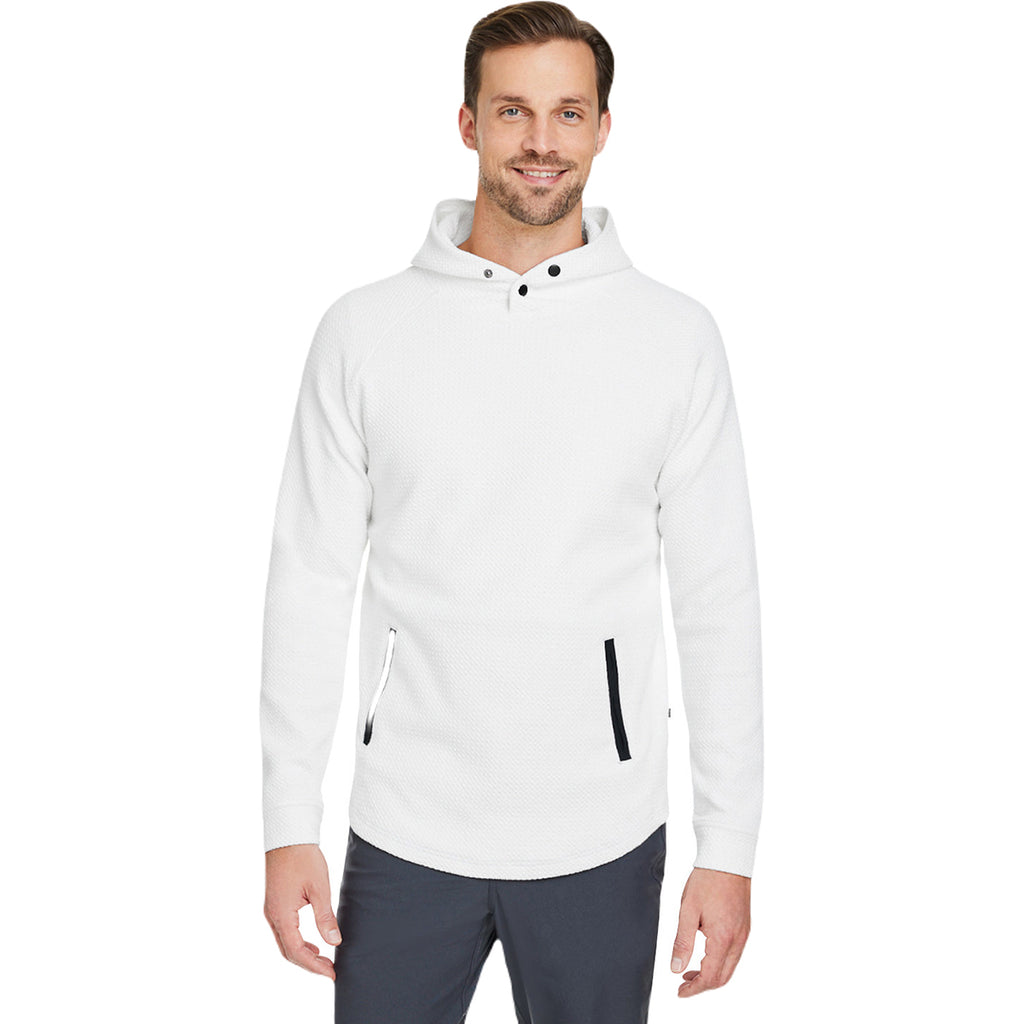 Swannies Golf Unisex White/Black Camden Hooded Pullover