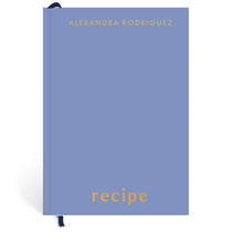 Papier Ice Blue Shine Recipe Journal