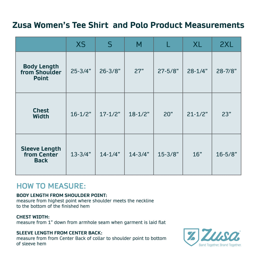 48-Hour Zusa Women's Charcoal Friday Polo